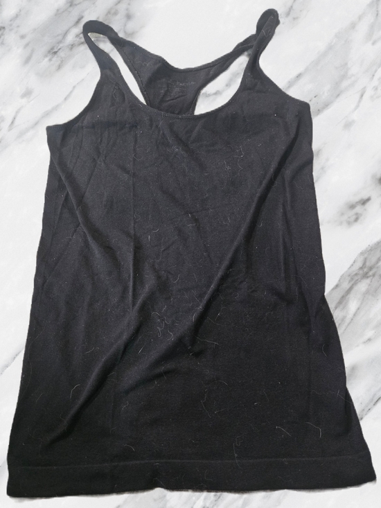Seductions Tops - Everyday Black Racerback Tank - Sleek Layering Tank
